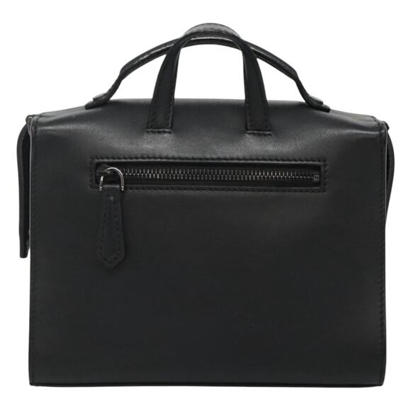 FENDI Hand Bag Leather Black - Picture 3 of 14